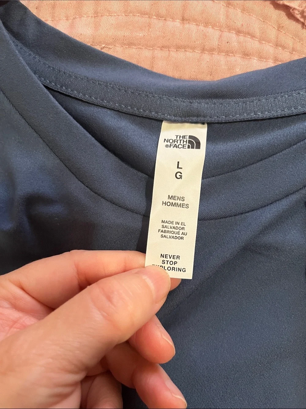 The North Face Dune Sky Crew Shirt Men’s Large Shady Blue Performance Tee NWT
